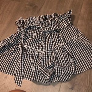 Gingham shorts